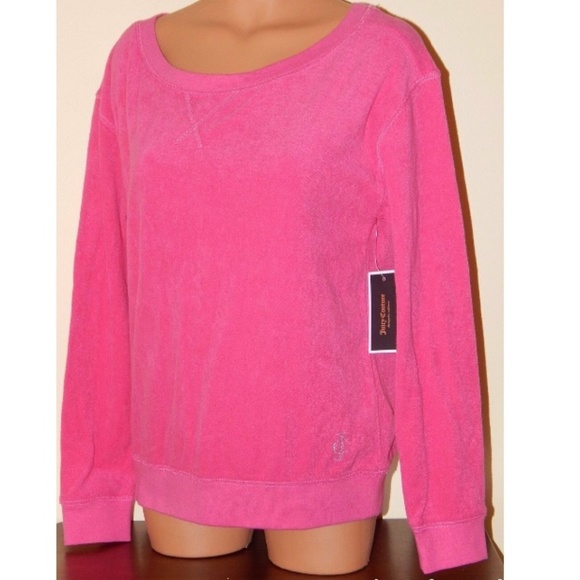 Juicy Couture Tops - Juicy Couture Sweatshirt Womens S Off-shoulder NWT